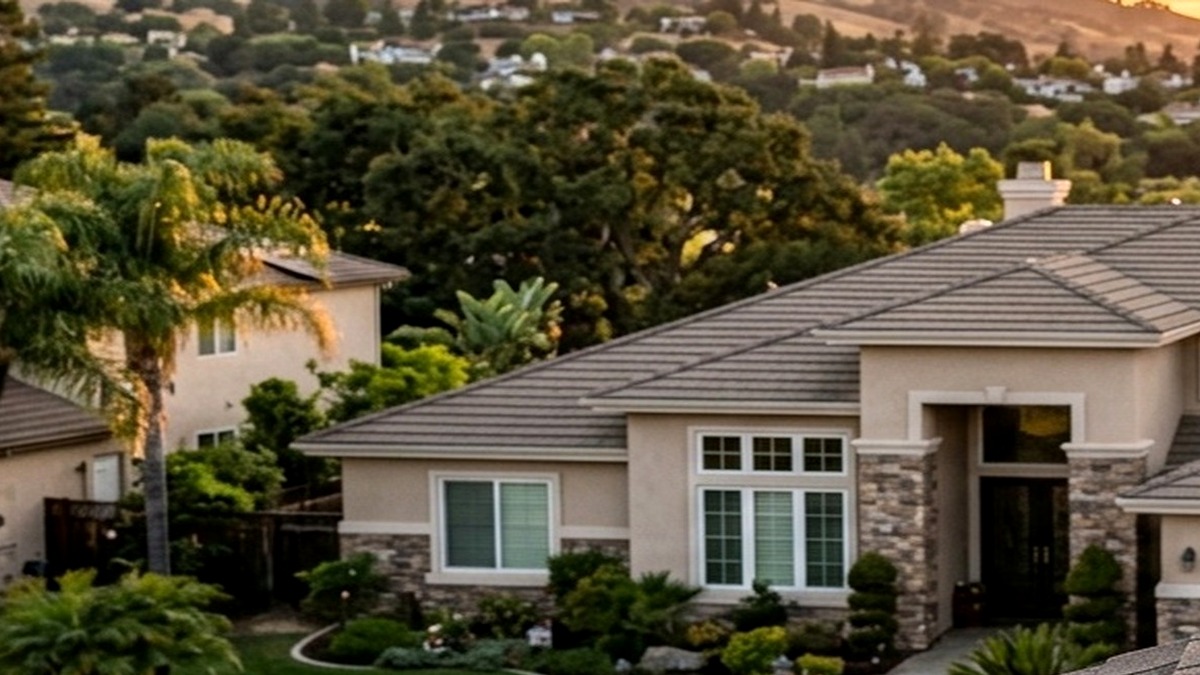 Historic Old Quad Mission Style Barrel Tile Roof in Santa Clara, CA